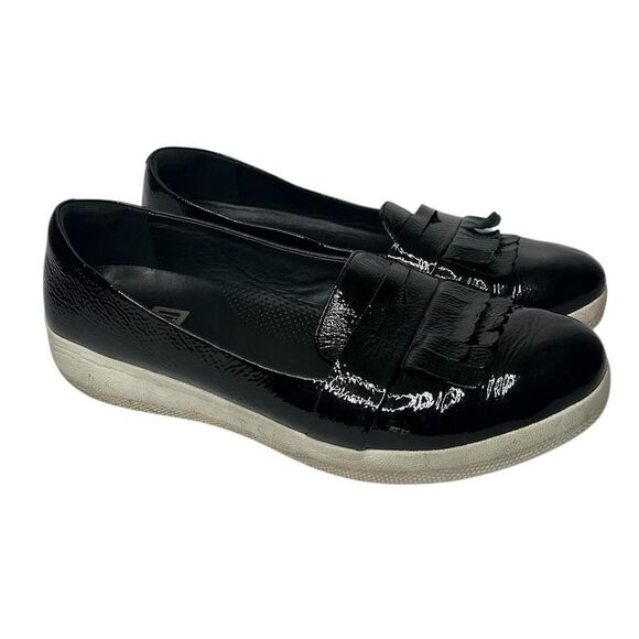 Fitflop Women's Black Loafers 10 - Picture 1 of 8